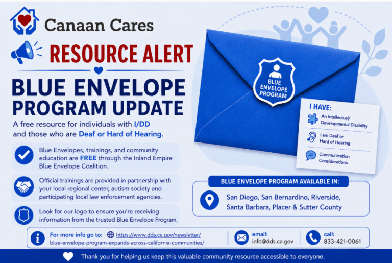 Canaan Cares | Blue Envelope Program
